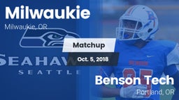 Matchup: Milwaukie High vs. Benson Tech  2018