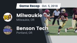 Recap: Milwaukie  vs. Benson Tech  2018