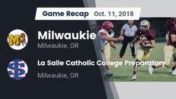Recap: Milwaukie  vs. La Salle Catholic College Preparatory 2018