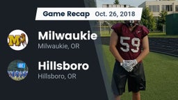 Recap: Milwaukie  vs. Hillsboro  2018