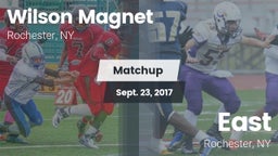 Matchup: Wilson Magnet High S vs. East  2017