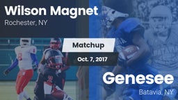 Matchup: Wilson Magnet High S vs. Genesee 2017