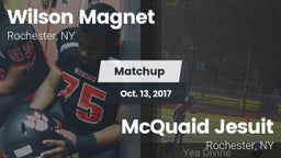 Matchup: Wilson Magnet High S vs. McQuaid Jesuit  2017