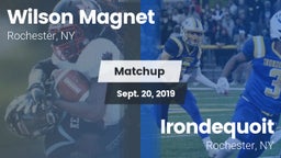 Matchup: Wilson Magnet High S vs.  Irondequoit  2019