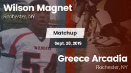 Matchup: Wilson Magnet High S vs. Greece Arcadia  2019