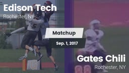 Matchup: Edison Tech High Sch vs. Gates Chili  2017