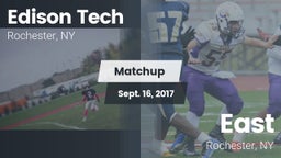 Matchup: Edison Tech High Sch vs. East  2017