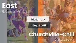 Matchup: East  vs. Churchville-Chili  2017