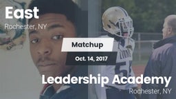 Matchup: East  vs. Leadership Academy  2017