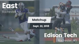 Matchup: East  vs. Edison Tech  2018