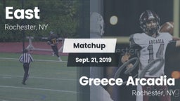 Matchup: East  vs. Greece Arcadia  2019