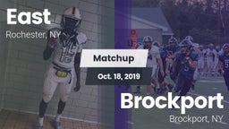 Matchup: East  vs. Brockport  2019