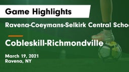 Ravena-Coeymans-Selkirk Central School District vs Cobleskill-Richmondville Game Highlights - March 19, 2021