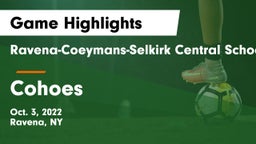 Ravena-Coeymans-Selkirk Central School District vs Cohoes  Game Highlights - Oct. 3, 2022