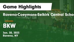 Ravena-Coeymans-Selkirk Central School District vs BKW Game Highlights - Jan. 30, 2023
