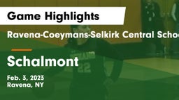 Ravena-Coeymans-Selkirk Central School District vs Schalmont  Game Highlights - Feb. 3, 2023