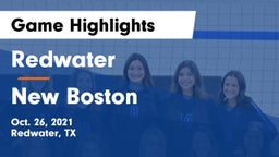 Redwater  vs New Boston  Game Highlights - Oct. 26, 2021