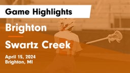 Brighton  vs Swartz Creek  Game Highlights - April 15, 2024