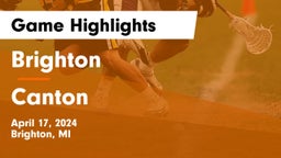 Brighton  vs Canton  Game Highlights - April 17, 2024