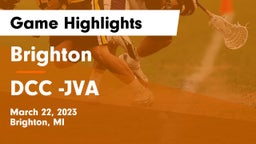 Brighton  vs DCC -JVA Game Highlights - March 22, 2023