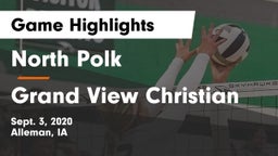 North Polk  vs Grand View Christian Game Highlights - Sept. 3, 2020