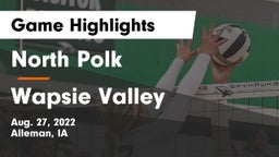 North Polk  vs Wapsie Valley  Game Highlights - Aug. 27, 2022