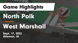 North Polk  vs West Marshall  Game Highlights - Sept. 17, 2022