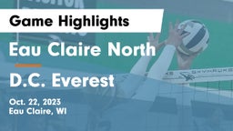 Eau Claire North  vs D.C. Everest  Game Highlights - Oct. 22, 2023