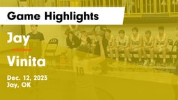 Jay  vs Vinita  Game Highlights - Dec. 12, 2023