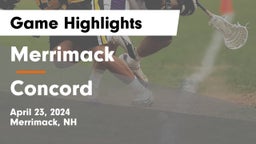 Merrimack  vs Concord  Game Highlights - April 23, 2024