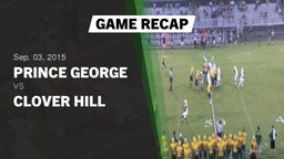 Recap: Prince George  vs. Clover Hill High 2015