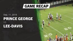 Recap: Prince George  vs. Lee-Davis High 2015