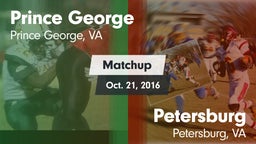 Matchup: Prince George High vs. Petersburg  2016
