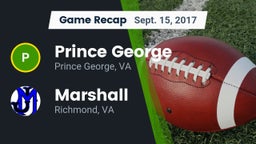 Recap: Prince George  vs. Marshall  2017