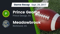 Recap: Prince George  vs. Meadowbrook  2017