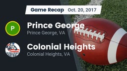 Recap: Prince George  vs. Colonial Heights  2017
