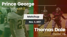 Matchup: Prince George High vs. Thomas Dale  2017