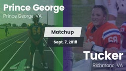 Matchup: Prince George High vs. Tucker  2018