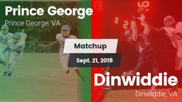 Matchup: Prince George High vs. Dinwiddie  2018