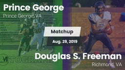 Matchup: Prince George High vs. Douglas S. Freeman  2019