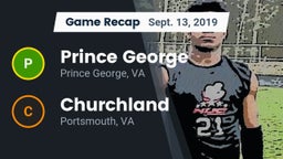 Recap: Prince George  vs. Churchland  2019