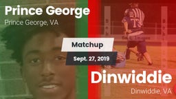 Matchup: Prince George High vs. Dinwiddie  2019