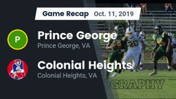 Recap: Prince George  vs. Colonial Heights  2019