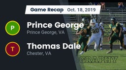 Recap: Prince George  vs. Thomas Dale  2019