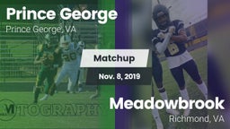 Matchup: Prince George High vs. Meadowbrook  2019