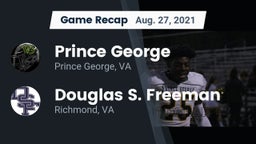 Recap: Prince George  vs. Douglas S. Freeman  2021