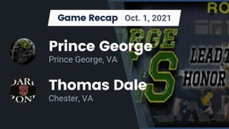 Recap: Prince George  vs. Thomas Dale  2021