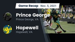 Recap: Prince George  vs. Hopewell  2021