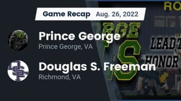 Recap: Prince George  vs. Douglas S. Freeman  2022