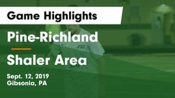 Pine-Richland  vs Shaler Area  Game Highlights - Sept. 12, 2019